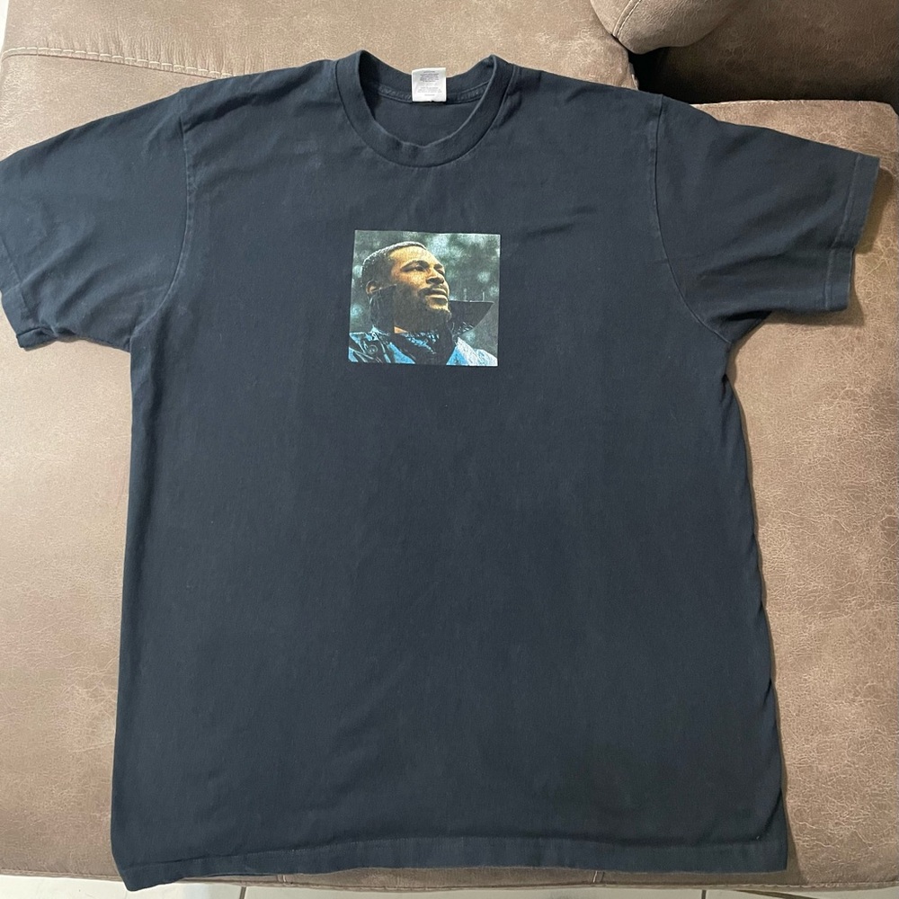Supreme Marvin Gaye Tee Black L FW18